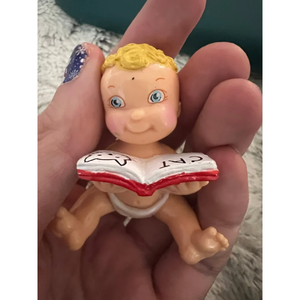 Vintage 1991 Galoob Magic Diaper Babies Lot of 4 Baby Figures EUC